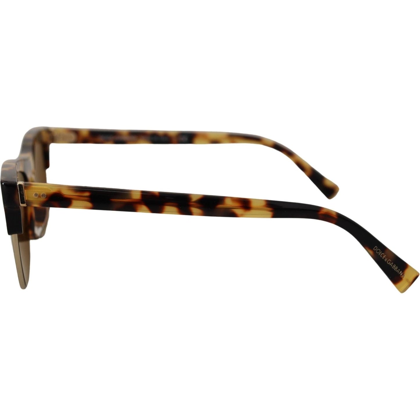 Dolce & Gabbana Brown Gold Acetate Havana DG430A Sunglasses GLA1131