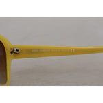 Dolce & Gabbana Yellow Acetate Frame Stars Embellishment DG4124 Sunglasses GLA1146