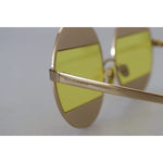 Dolce & Gabbana Gold Oval Metal Crystals Shades DG2209B Sunglasses GLA1147