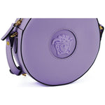 Versace Elegant Purple Round Shoulder Bag 8052045849146