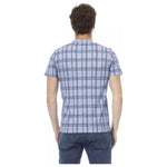 Baldinini Trend Light Blue Cotton Men T-Shirt BA-23184-XS