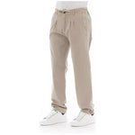 Baldinini Trend Beige Cotton Men Chino Pants BATR-23135-IT50 | L-FBB-318