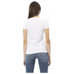Trussardi Action White Cotton Women T-Shirt TR-23081-L