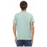 Trussardi Action Green Cotton Men T-Shirt TR-22865-3XL