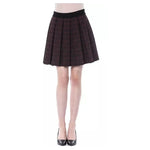 BYBLOS Brown Cotton Women Skirt BY-17679-IT40|S