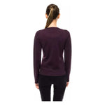 Montana Blu Purple Wool Women Sweater MO-14224-IT40|S