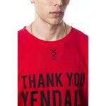 Nicolo Tonetto Red Cotton Men T-Shirt NI-12974-S