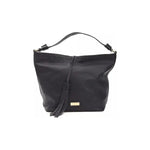Pompei Donatella Gray Leather Women Shoulder Bag PO-5806
