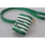 Dolce & Gabbana Green Leather Strap Gold Metal Logo Airpods Case SMY101029