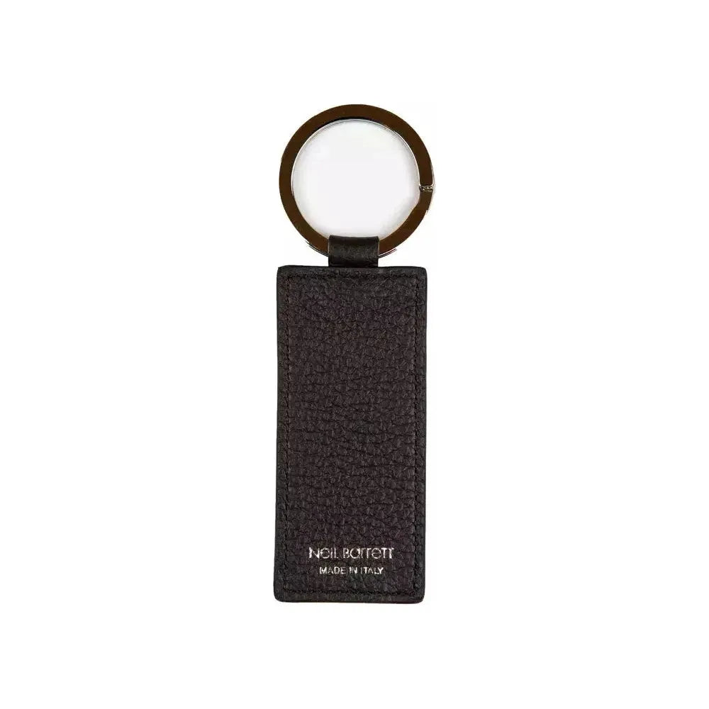 Neil Barrett Black Leather Men Keychain NE-21061