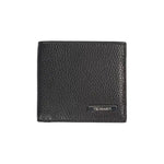 Trussardi Black Leather Men Wallet TR-20725