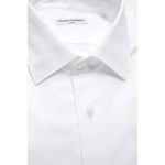 Robert Friedman White Cotton Men's Shirt RO-20425-L