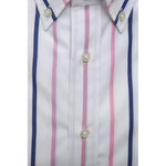 Robert Friedman White Cotton Men Shirt RO-20445-XL
