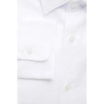 Robert Friedman White Cotton Men's Shirt RO-20401-XL