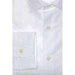 Robert Friedman White Cotton Men Shirt RO-20412-M