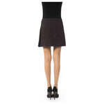 BYBLOS Brown Polyester Women Skirt WOMAN SKIRTS BYBLOS Dark Slate Gray