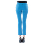 BYBLOS Light Blue Polyester Women Pant BY-17641-IT38 | XS