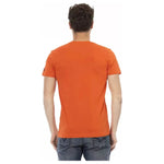 Trussardi Action Red Cotton Men T-Shirt TR-22840-S