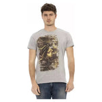 Trussardi Action Gray Cotton Men T-Shirt TR-22820-S