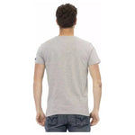 Trussardi Action Gray Cotton Men T-Shirt TR-22805-L