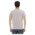 Trussardi Action Gray Cotton Men T-Shirt TR-22777-3XL