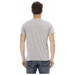 Trussardi Action Gray Cotton Men T-Shirt TR-22769-S