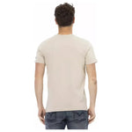 Trussardi Action Beige Cotton Men T-Shirt TR-22756-M