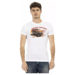 Trussardi Action White Cotton Men T-Shirt TR-22671-XL