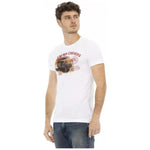 Trussardi Action White Cotton Men T-Shirt TR-22671-XL