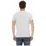 Trussardi Action Gray Cotton Men T-Shirt TR-22689-M