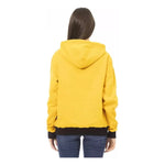 Baldinini Trend Yellow Cotton Women Hoodie BA-22525-S