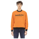 Baldinini Trend Orange Cotton Men Sweater BA-22499-S