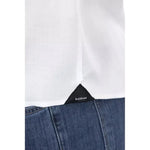 Baldinini Trend White Cotton Men Shirt BA-22485-XL