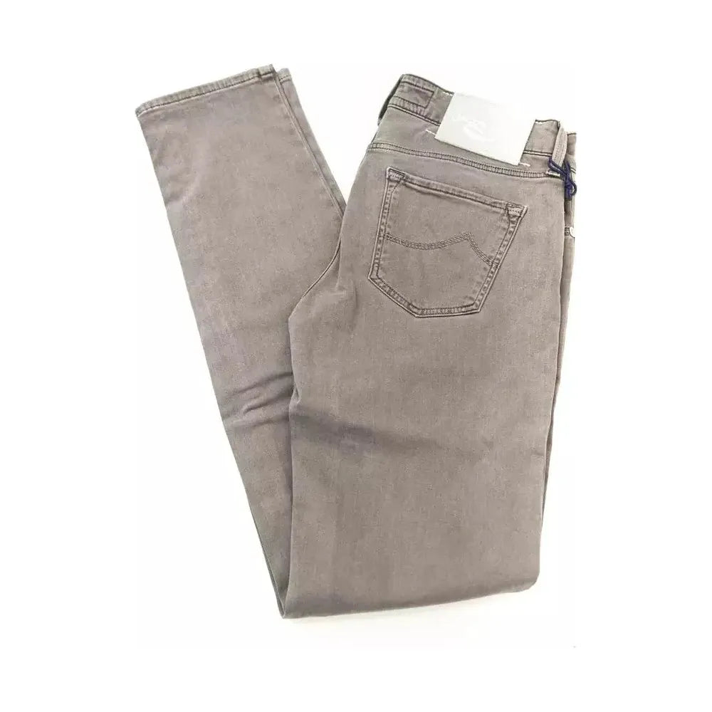 Jacob Cohen Gray Cotton Women Jeans JA-22274-W29
