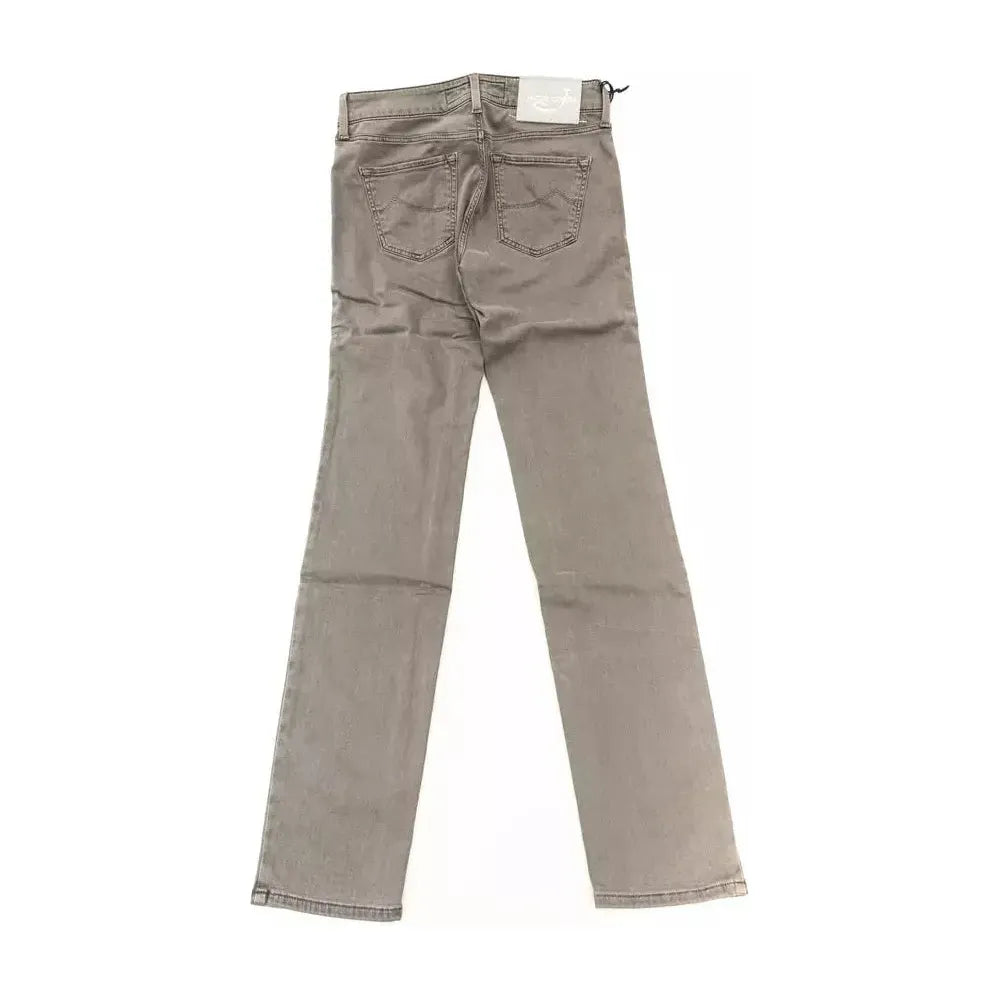 Jacob Cohen Gray Cotton Women Jeans JA-22274-W29