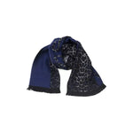 Cavalli Class Blue Wool Men Scarf CA-22213