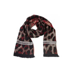 Cavalli Class Burgundy Wool Men Scarf CA-22210