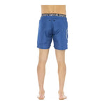 Bikkembergs Blue Polyester Men Swim Short BI-21997-XL