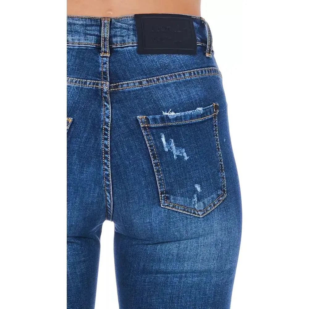 Frankie Morello Blue Denim Women Jeans FR-21771-W27