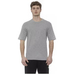 Tond Gray Cotton Men T-Shirt TO-20042-S