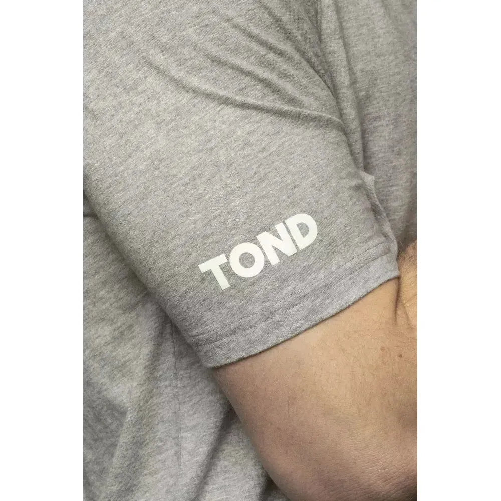 Tond Gray Cotton Men T-Shirt TO-20042-S