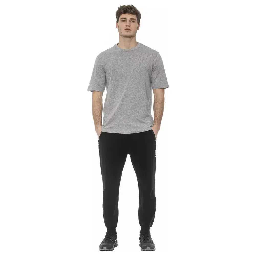 Tond Gray Cotton Men T-Shirt TO-20042-S
