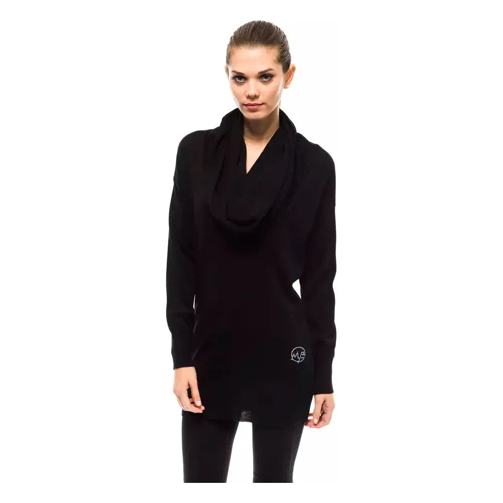 Montana Blu Embellished High Collar Woolen Sweater MOBL-14225-IT42|M-FBB-93