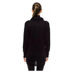 Montana Blu Black Wool Women Sweater MO-14225-IT42|M