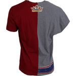 Dolce & Gabbana Red Gray Two Model DG Angel Crewneck T-shirt TSH83579- 46