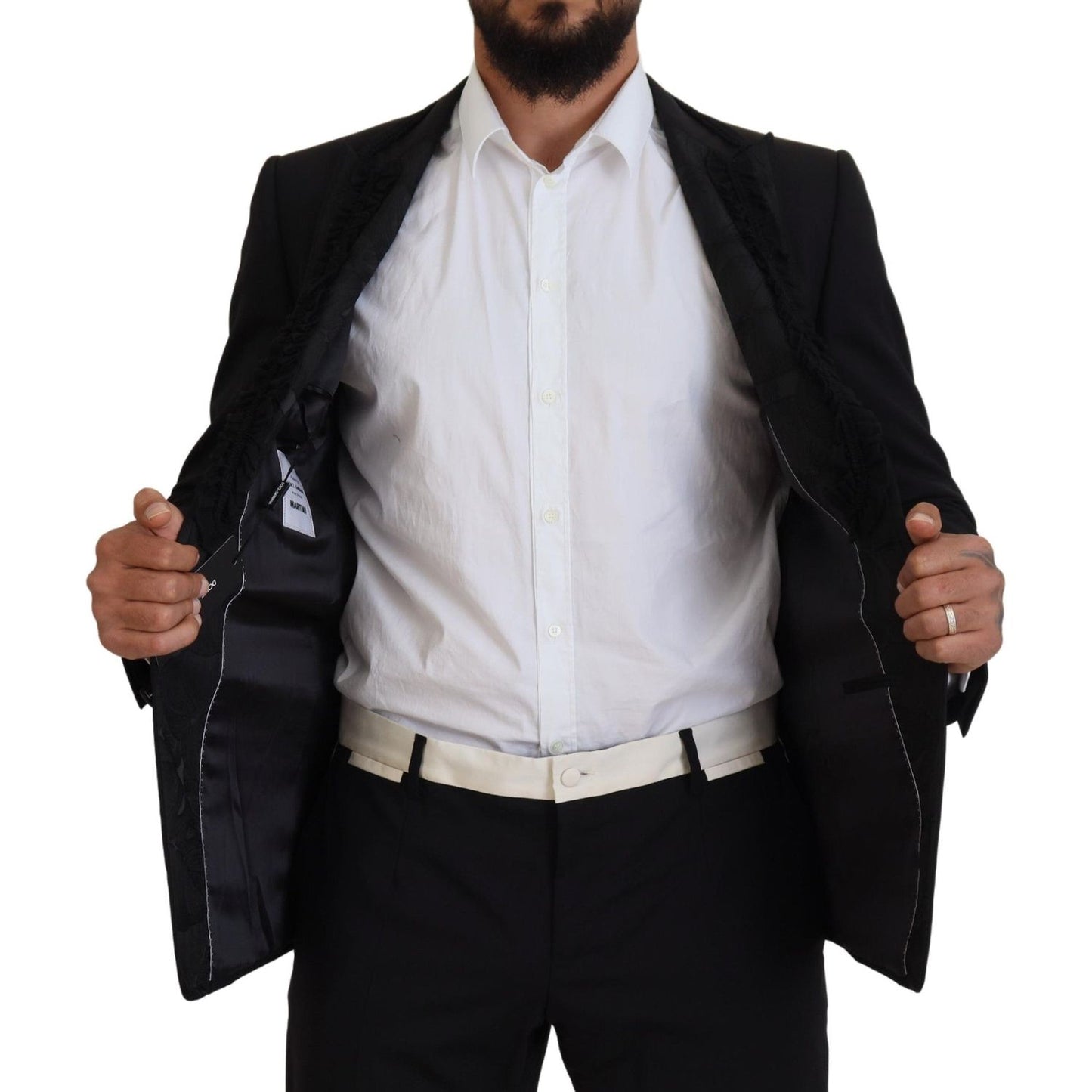 Dolce & Gabbana Black MARTINI Slim Fit Jacket Blazer KOS2112- 50