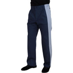 Dolce & Gabbana Blue Cotton Straight Fit Pants PAN73283 - 50