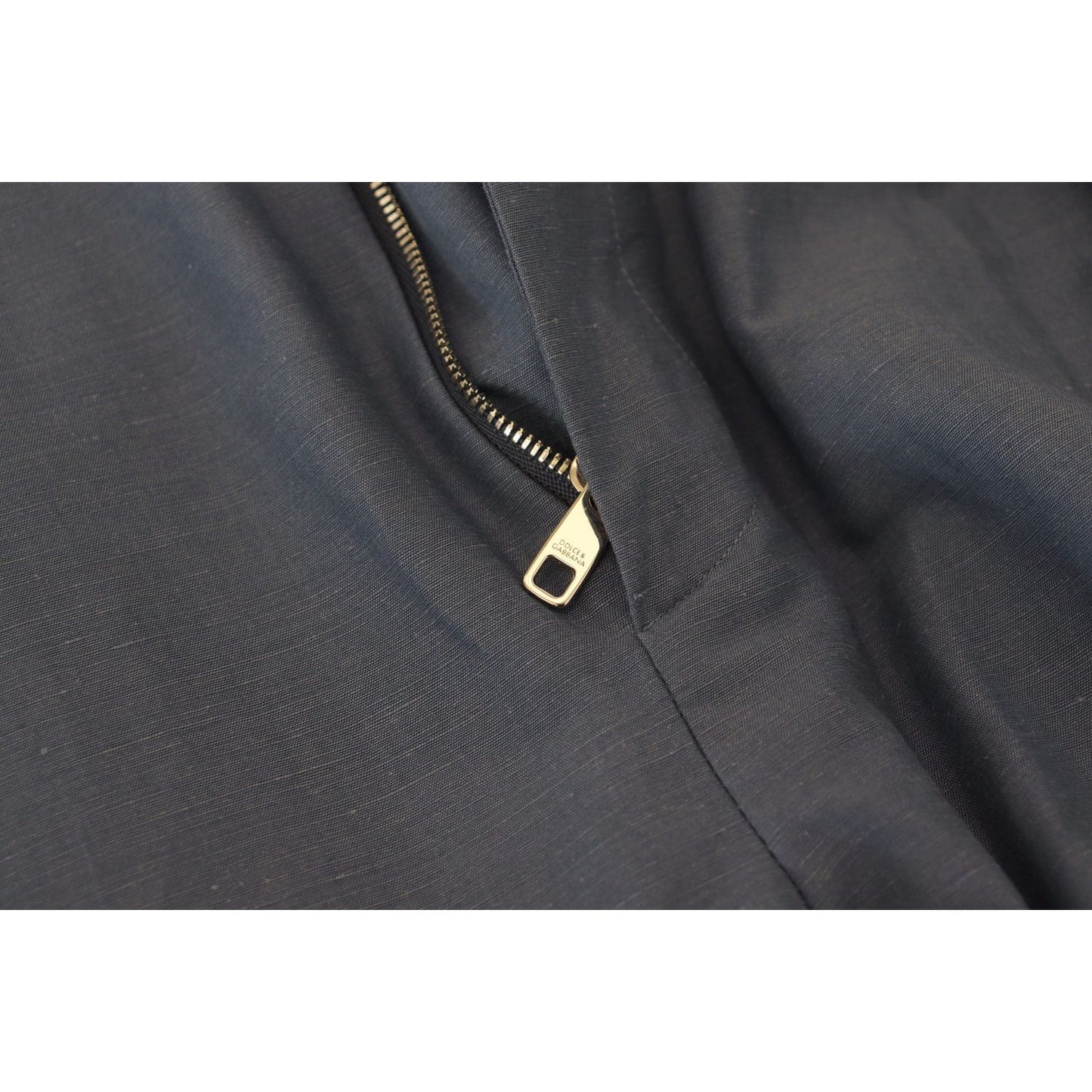 Dolce & Gabbana Blue Linen Chino Men Formal Pants PAN73285 - 52