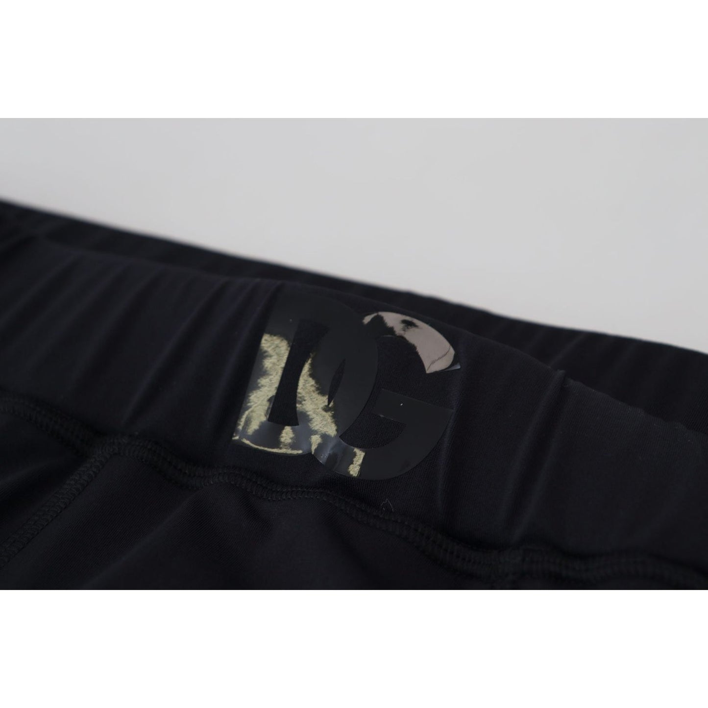 Dolce & Gabbana Black Nylon Slim Fit Stretch Pants PAN73326 - 48