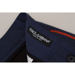 Dolce & Gabbana Blue Cotton Chino Formal Pants PAN73332 - 50